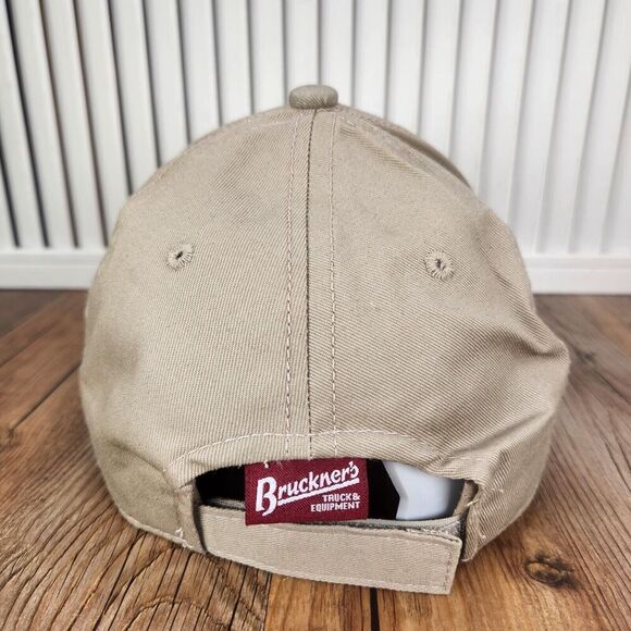 Mack Trucks Bruckner's Truck & Equipment Strapback Hat Cap Brown Canvas Mechanic - Picture 5 of 10
